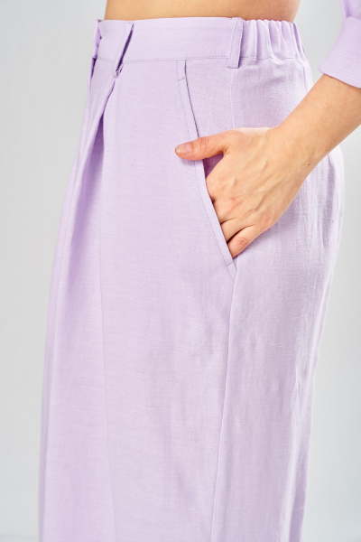 Брюки, жакет Диомант 2158 лиловый - фото 9