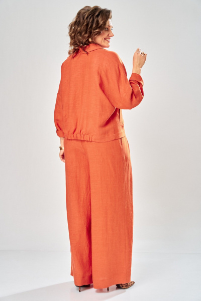 Брюки, жакет Диомант 2158 оранжевый - фото 8