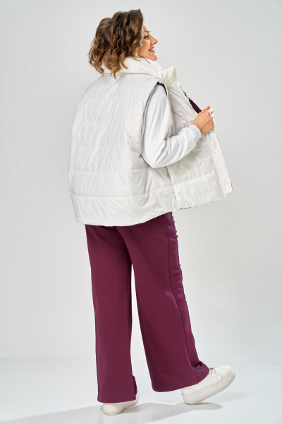 Брюки, джемпер, жилет Диомант 2165 бордовый - фото 14