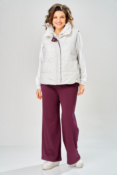 Брюки, джемпер, жилет Диомант 2165 бордовый - фото 12