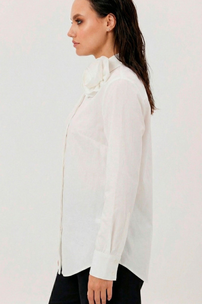 Блуза Mislana 1241 молочный_бледно-сливочный - фото 2