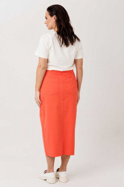 Юбка Mislana 1955 оранжевый - фото 6