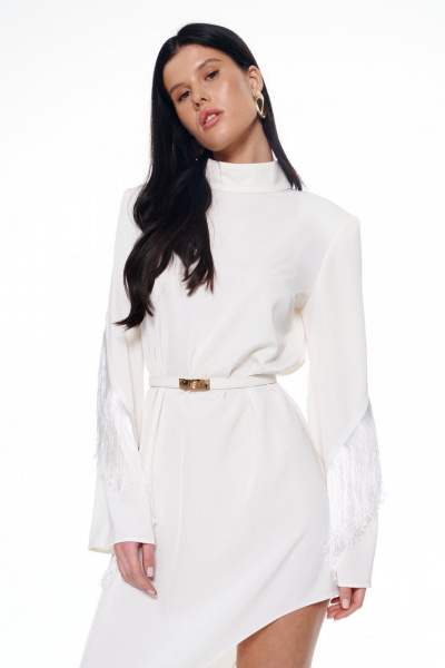 Платье KaVaRi 1142 белый - фото 6