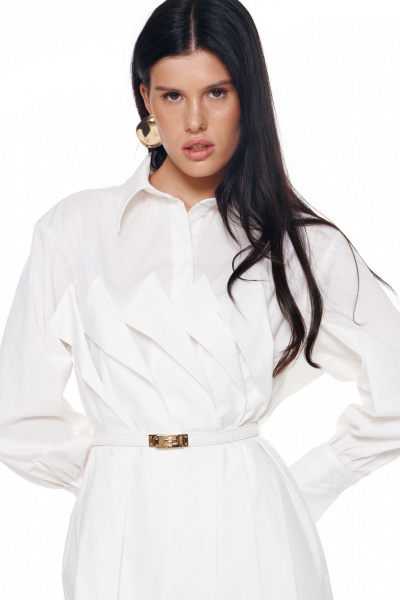 Платье KaVaRi 1141 белый - фото 5