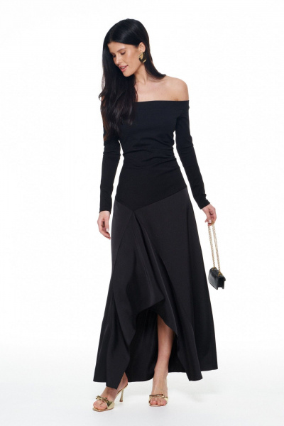 Платье KaVaRi 1140 черный - фото 4