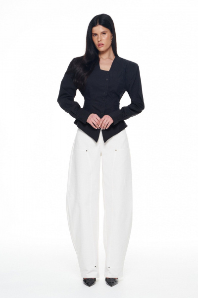 Брюки KaVaRi 3017 белый - фото 1