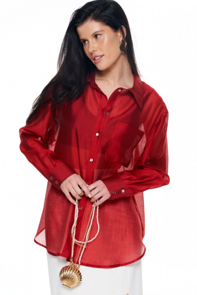 Рубашка KaVaRi 4028.1 красный - фото 3