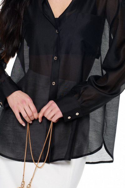 Рубашка KaVaRi 4028 черный - фото 4