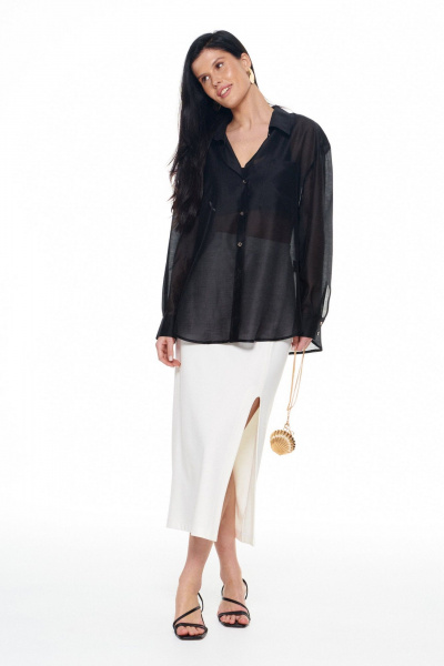 Рубашка KaVaRi 4028 черный - фото 2