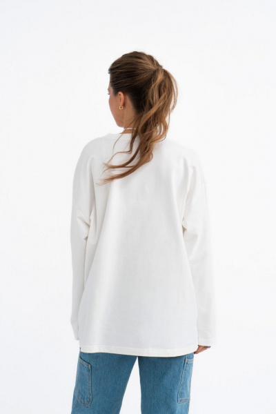 Лонгслив Mirolia 1225-17 кремовый - фото 5