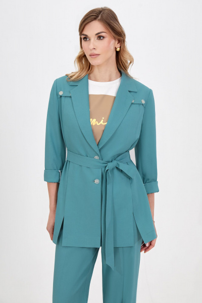 Жакет Bazalini 5027 бирюза - фото 1