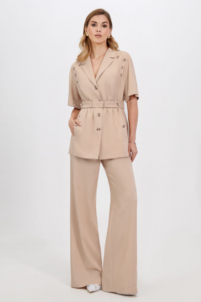 Брюки Bazalini 5041 бежевый - фото 1