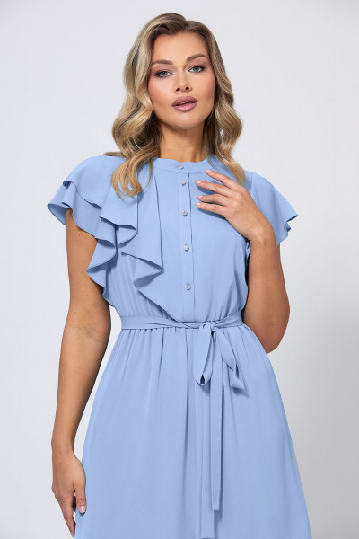 Платье Bazalini 5042 голубой - фото 2