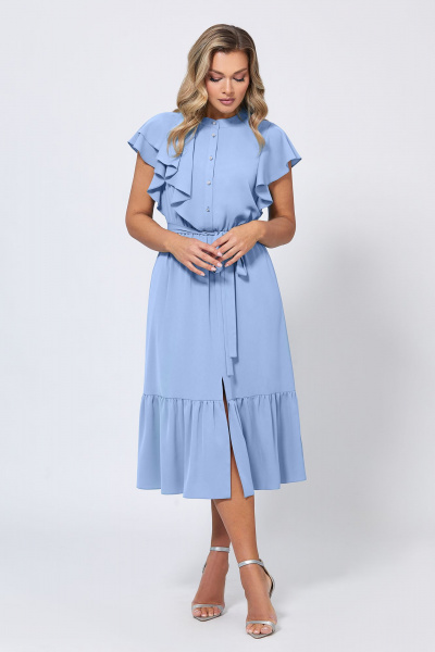 Платье Bazalini 5042 голубой - фото 3