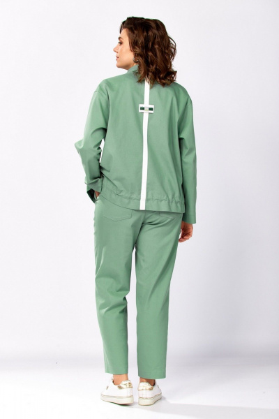 Брюки, бомбер, топ Милора-стиль 1444 мятный - фото 7