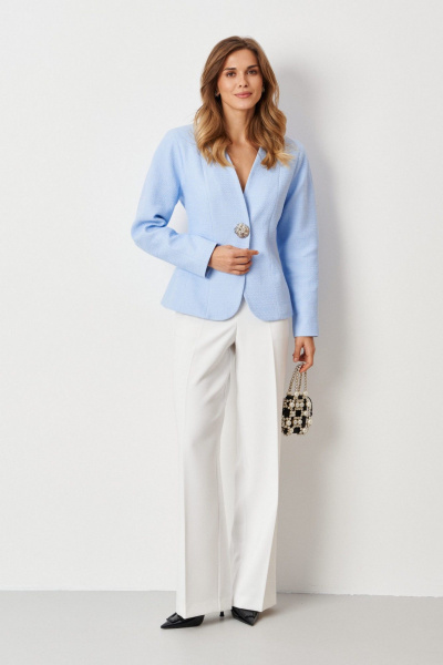 Жакет Панда 120530 голубой - фото 6