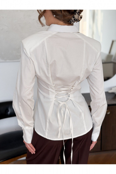 Блуза THE.WOMAN 0419 белый - фото 3