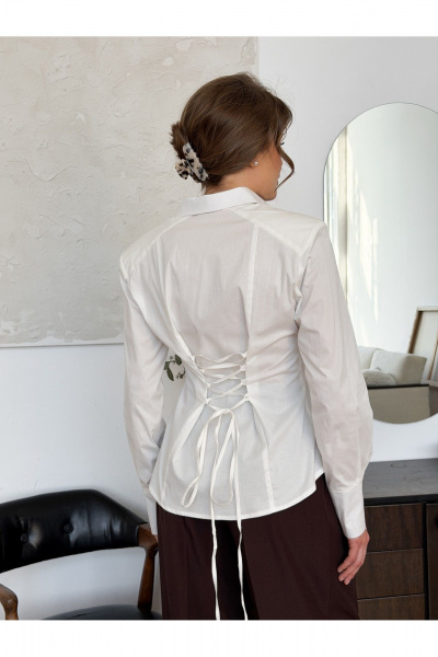 Блуза THE.WOMAN 0419 белый - фото 2