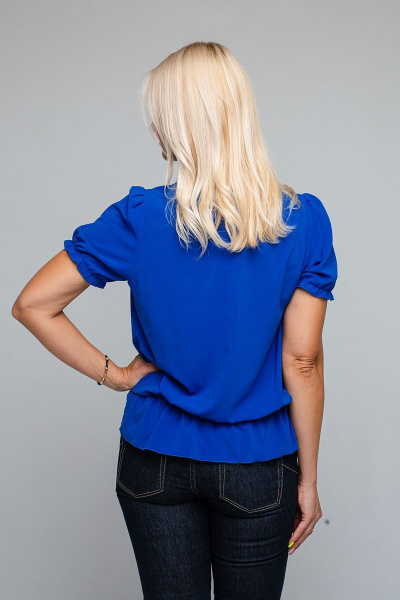 Блуза Avila 0700 синий - фото 4