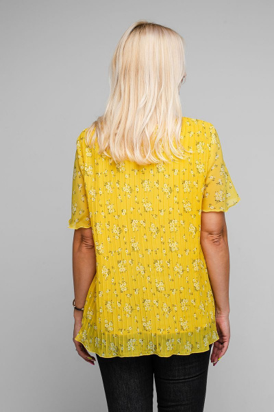 Блуза Avila 0863 желтый - фото 3