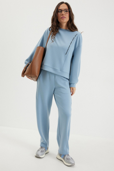 Брюки, свитшот Магия моды 2684 голубой - фото 8