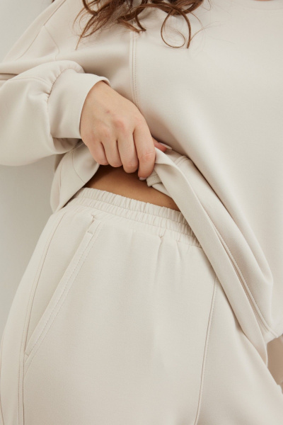 Брюки, свитшот Магия моды 2684 молочный - фото 6