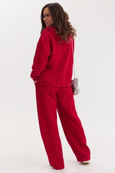 Брюки, жилет, худи Магия моды 2686 красный - фото 9