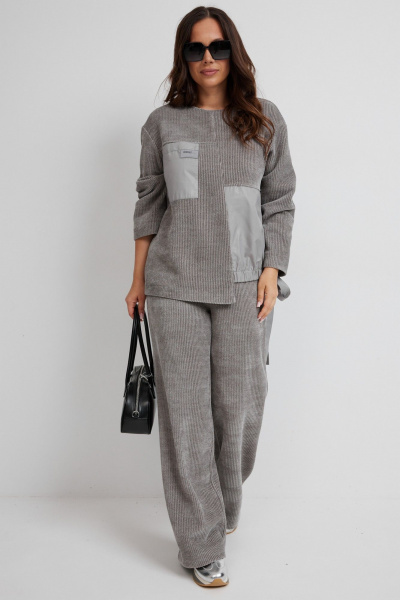 Брюки, джемпер Магия моды 2687 серый - фото 3