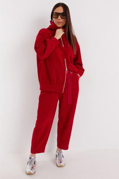 Брюки, джемпер Магия моды 2704 красный - фото 4