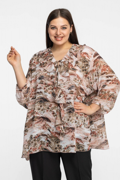Блуза Avila 1006 цветной - фото 3