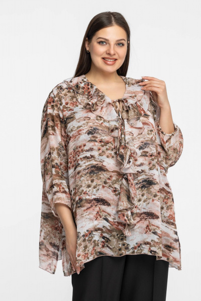 Блуза Avila 1006 цветной - фото 1