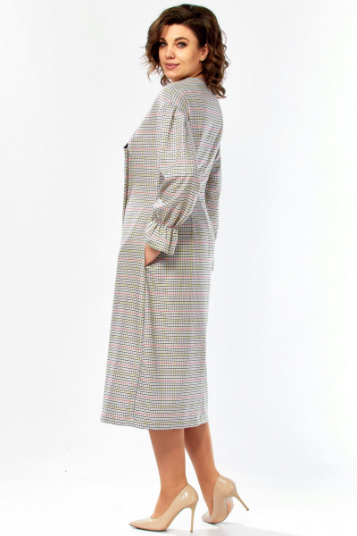 Платье Celentano lite 5083 клетка - фото 7