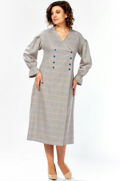 Платье Celentano lite 5083 клетка - фото 5