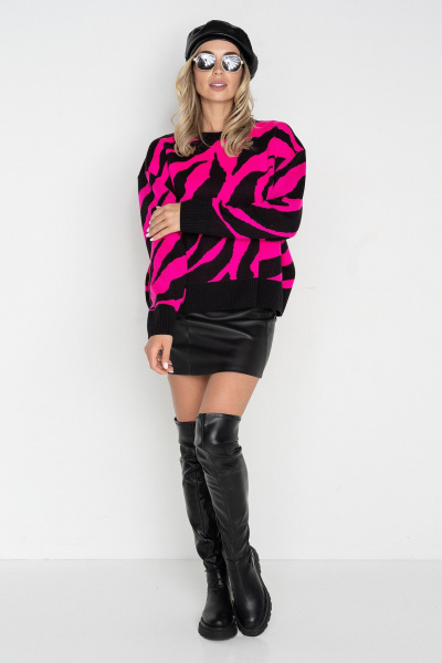 Джемпер BONADI BS10 малиновый - фото 4