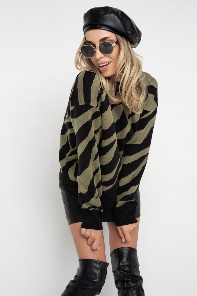 Джемпер BONADI BS10 хаки - фото 2