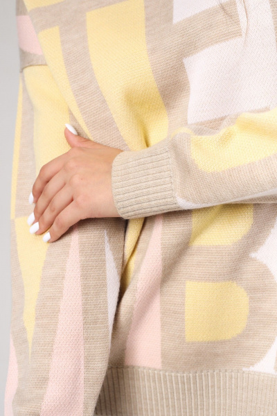 Джемпер BONADI BS18 бежевый - фото 7