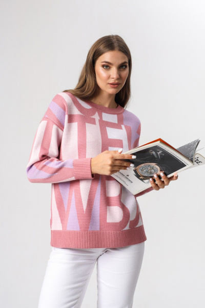 Джемпер BONADI BS18 розовый - фото 4