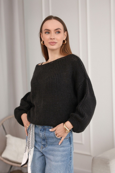 Джемпер BONADI BS34 черный - фото 2