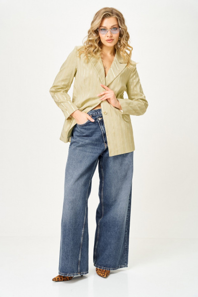 Жакет TVIN 7006 олива - фото 3