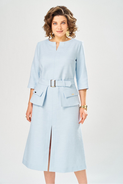 Платье Bonna Image 1047/2 голубой - фото 9