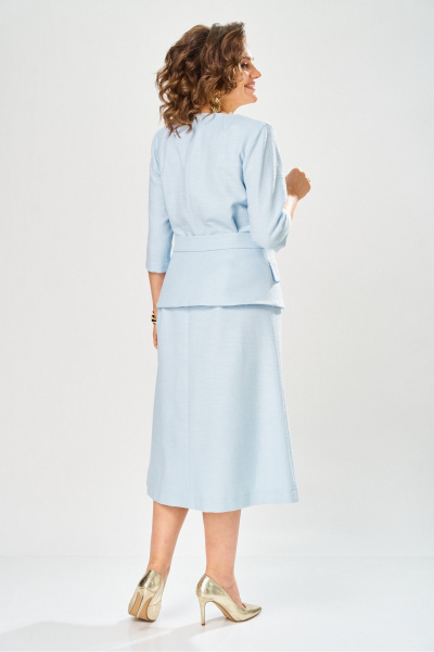 Платье Bonna Image 1047/2 голубой - фото 5