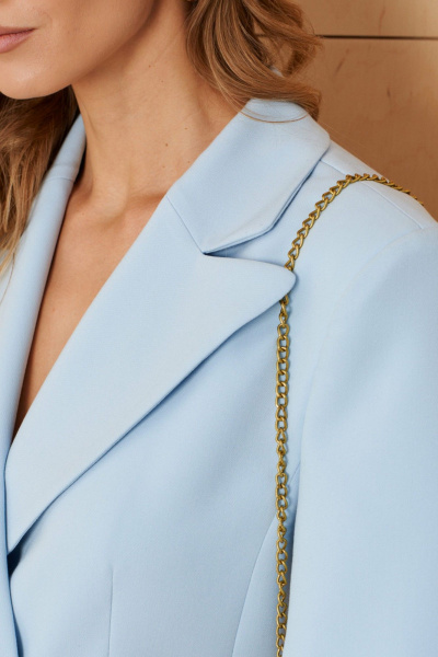 Жакет Панда 119130 голубой - фото 5