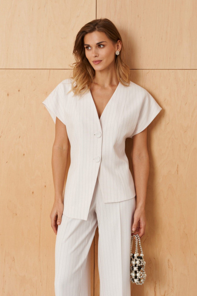 Брюки Панда 120760 молочный - фото 3