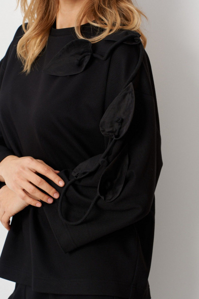 Джемпер Панда 123340 черный - фото 4