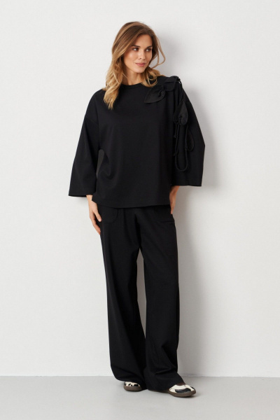 Джемпер Панда 123340 черный - фото 3