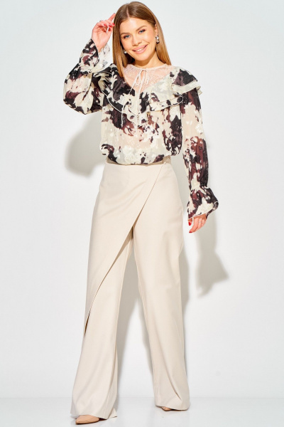 Брюки Laikony L-024 топленое_молоко - фото 4