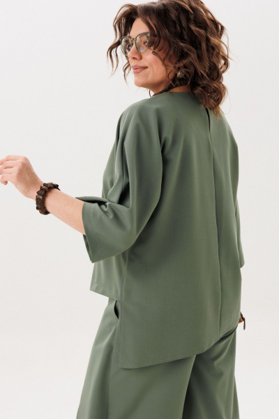 Блуза, кюлоты Anelli 1793.2 зеленый-холм - фото 9