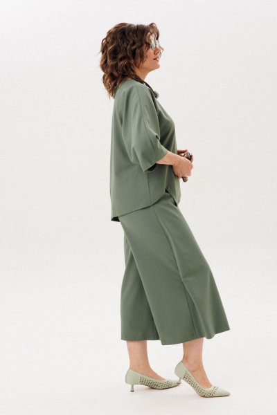 Блуза, кюлоты Anelli 1793.2 зеленый-холм - фото 3