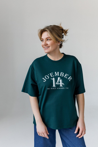 Футболка JoEmber 28 зеленый - фото 2