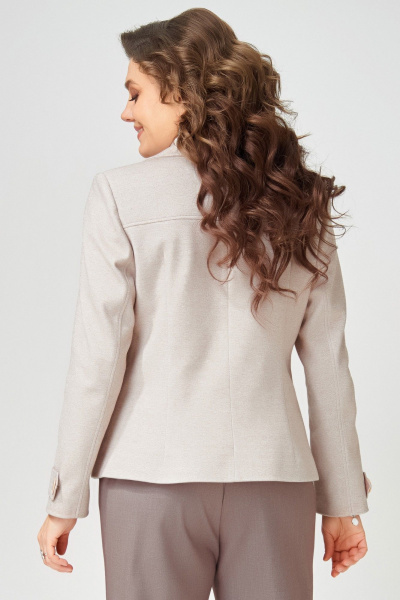 Жакет Fita 20754 капучино + бежевый - фото 8
